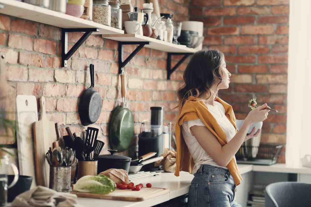 cucina zona più sporca